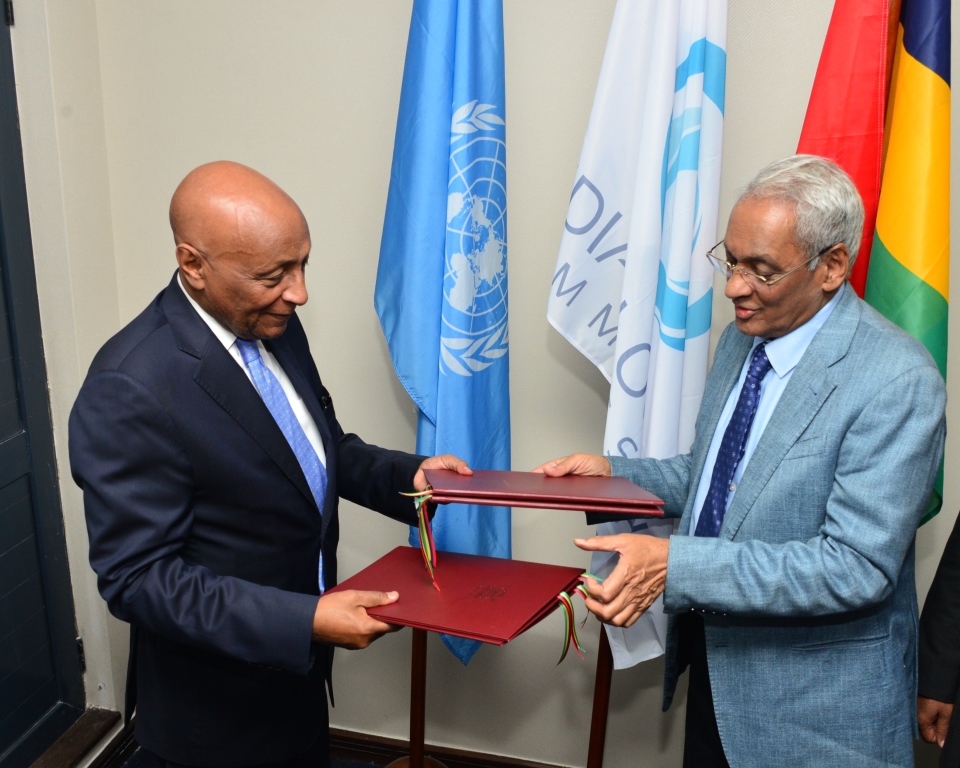 Signature of Cooperation Framework on Peace and Security