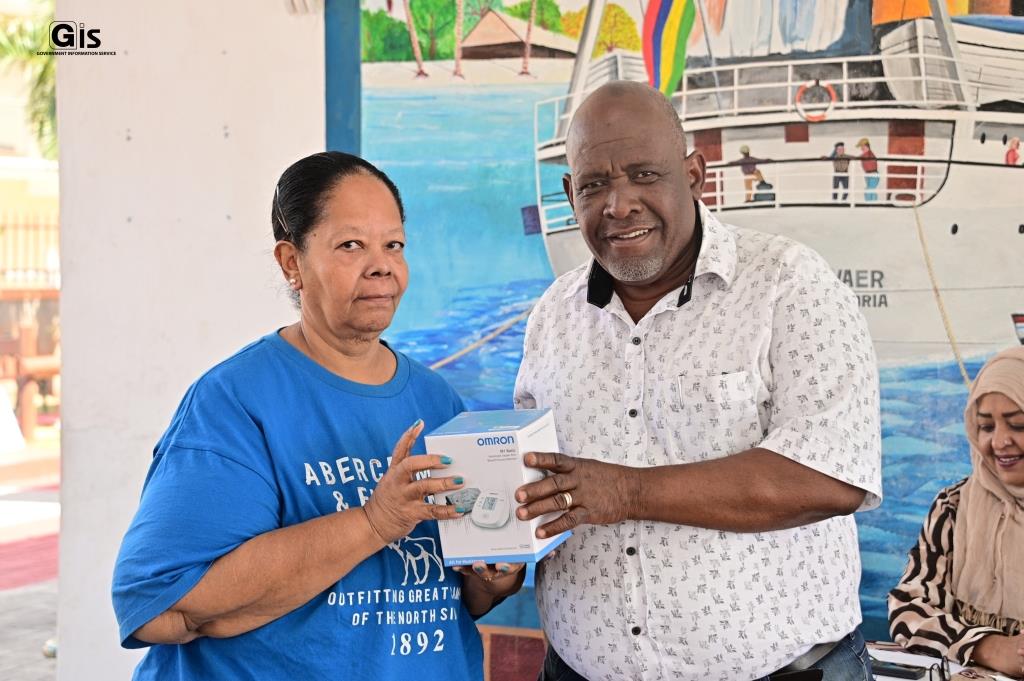 Blood Pressure Monitors remitted to Chagossian families residing in