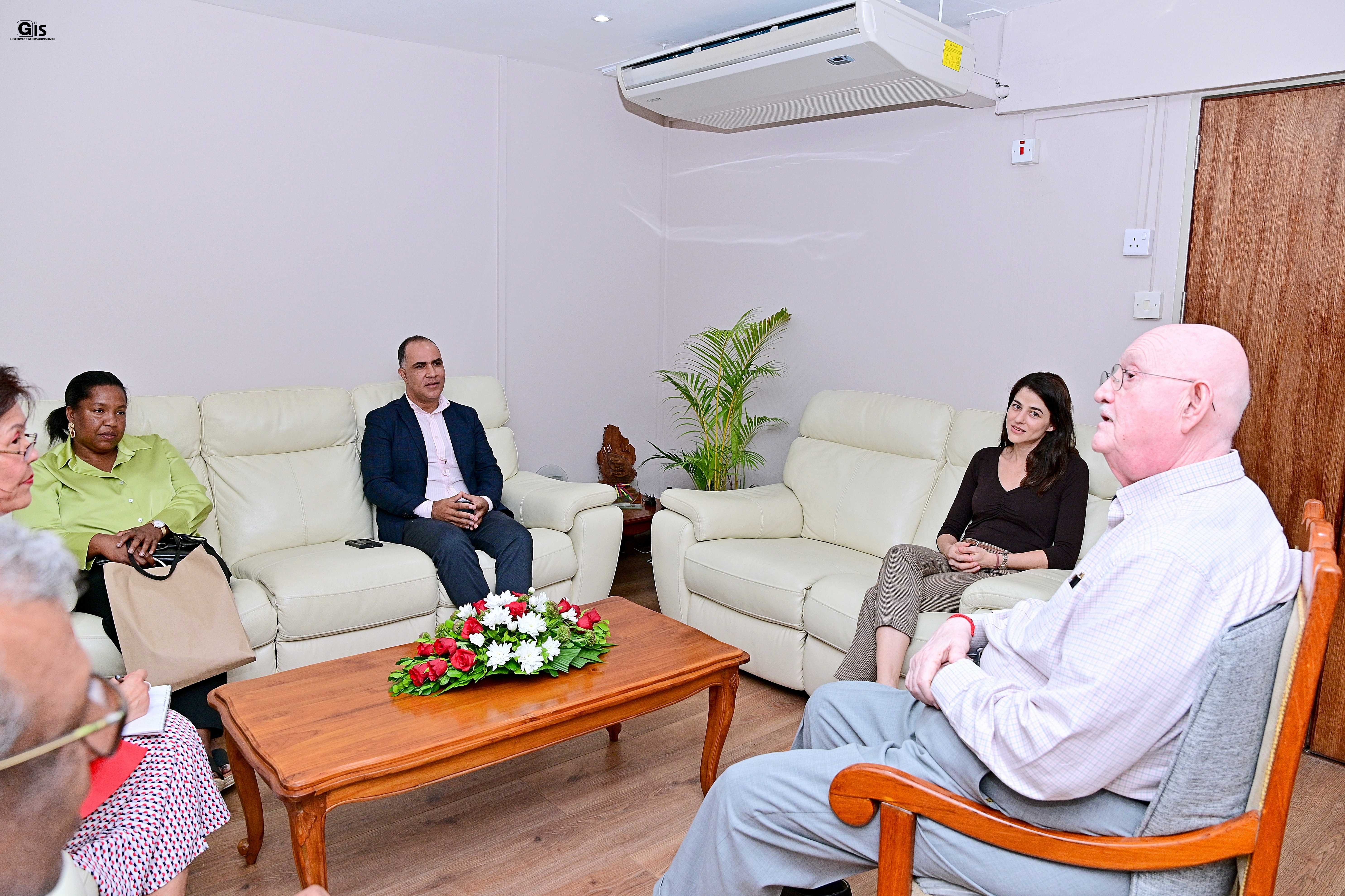 Johnson Roussety Chief Commissioner of Rodrigues meets Environment Minister ahead of COP30