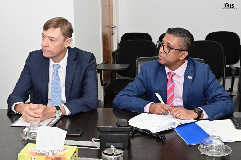 EU Ambassador pays courtesy call on Minister Koonjoo-Shah