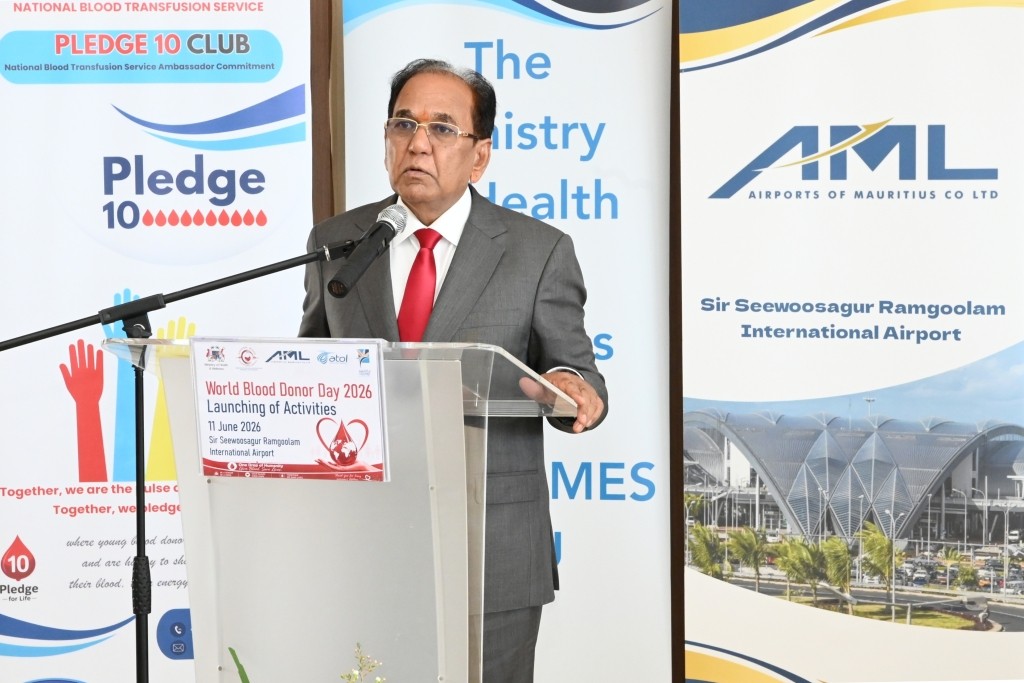 Minister Bachoo urges Mauritians to become regular and voluntary blood ...