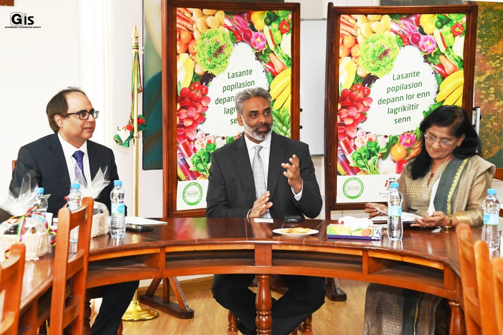 Minister Gobin receives delegation from African Development Bank
