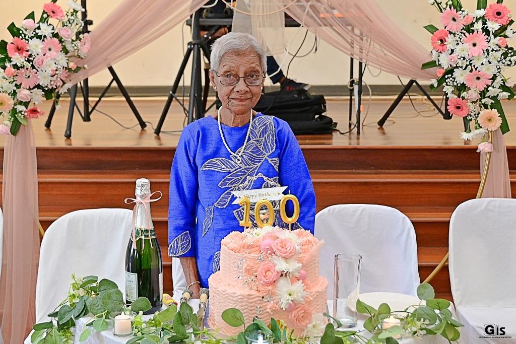 Mrs Marie Mee Daisy Cotte celebrates a century of life