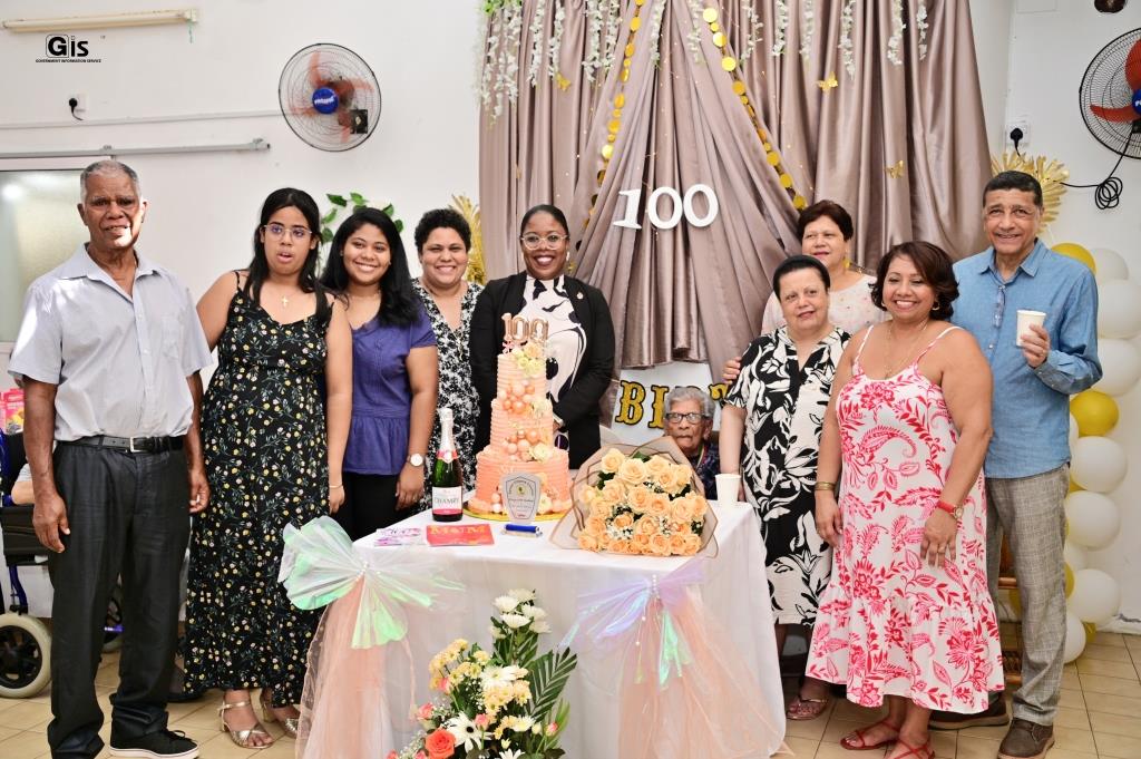 Mrs Marie Myriam Dominique marks a century of life and resilience