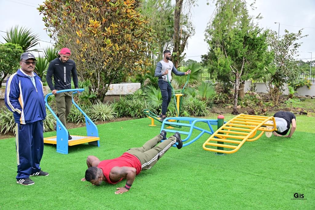 Outdoor Gym inaugurated at Quartier Militaire Social Welfare Centre