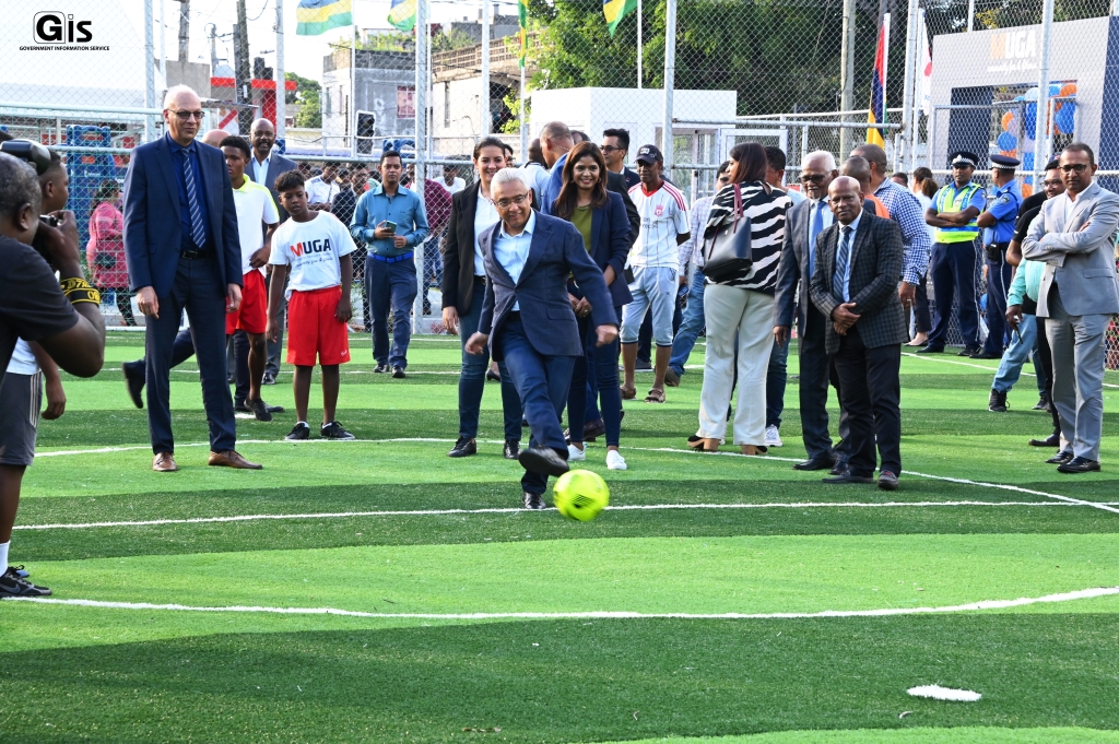 Prime Minister Jugnauth inaugurates seventh MUGA facility of MT to ...