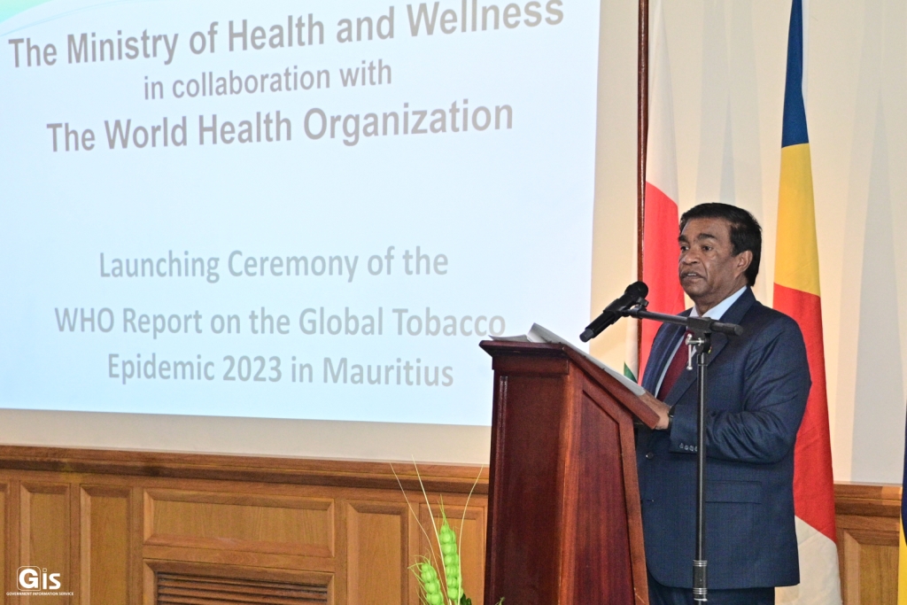 WHO Global Tobacco Epidemic Report 2023: Mauritius acclaimed for achieving  all MPOWER measures